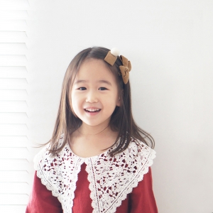 Girl Hair Clip Bow Glitter Set (GHP9183)